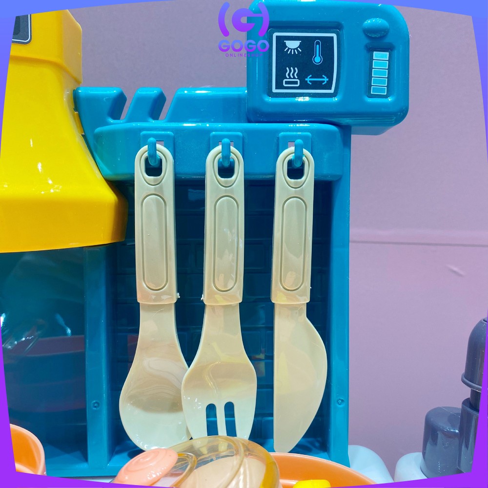 GOGO-M260 Mainan Anak Kitchen Set Mini Isi 36PCS Mainan Anak Perempuan Masak Masakan Lengkap Kitchenware 8038