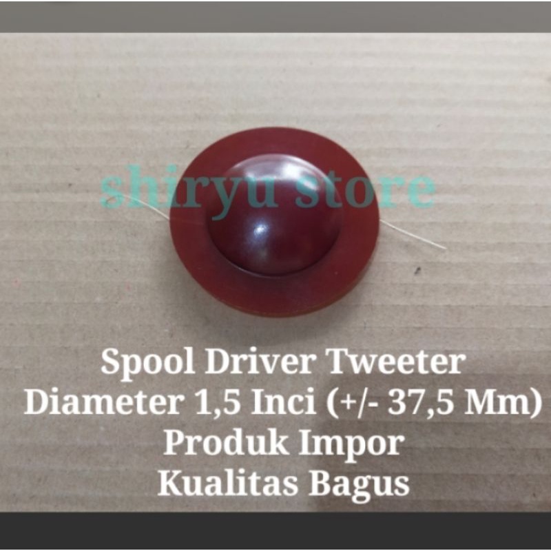 Spool Diaphragm Driver Tweeter 1.5 Inch 3,75Cm ACR Prodigy 1.5" CD 6 CD6 Impor