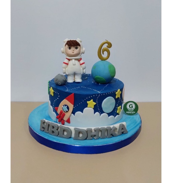 

ASTRONOT SIZE 20CM / KUE ULANG TAHUN