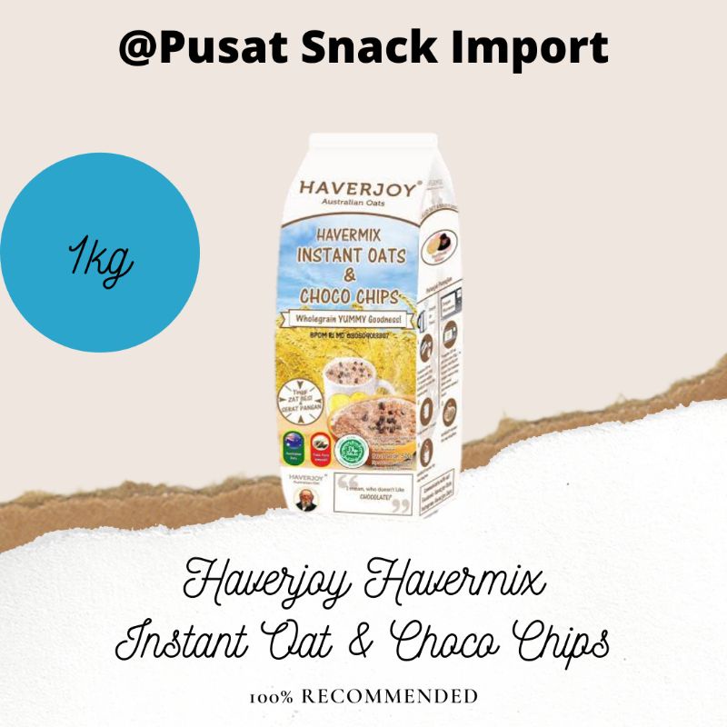 

Haverjoy Havermix Instant Oat & Choco Chips 1kg/Australian Oat