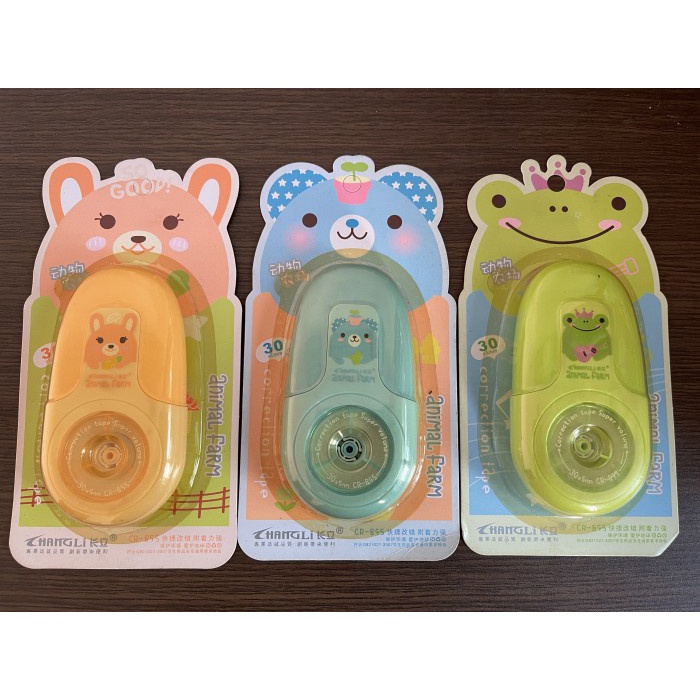 

correction tape 30 m animal farm satuan RATU.OS25