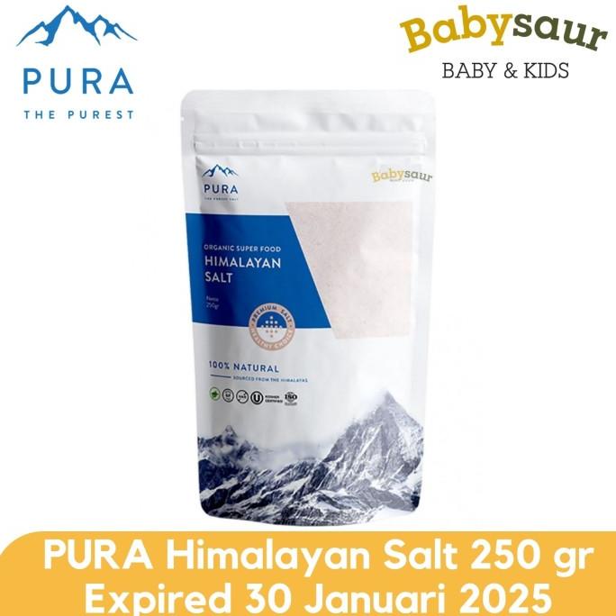 

Pura Himalayan Pink Salt Organic Garam Himalaya Organik Alami 250 gr