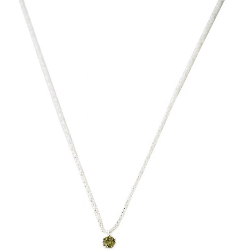 Kalung Rantai Gaya Retro Korea Dengan Liontin Bentuk Permen Gypsophila Mini Untuk Wanita