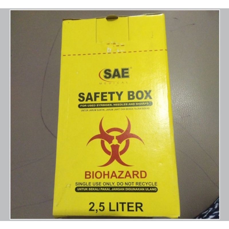Jual safety box 2,5 liter Shopee Indonesia