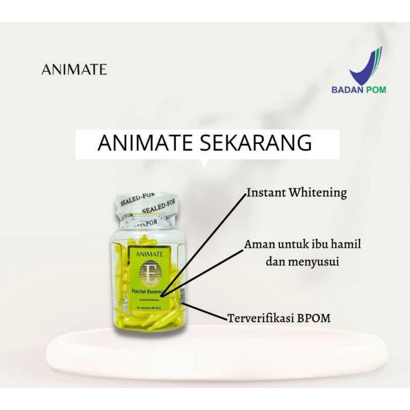 ANIMATE FACIAL ESSENCE ISI 60 KAPSUL