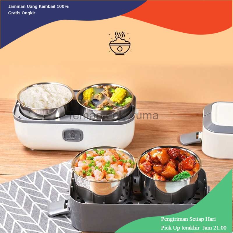 TD - PR ANYTRP Kotak Makan Pemanas Elektrik Bento Box 1 Layer - DFH-C01