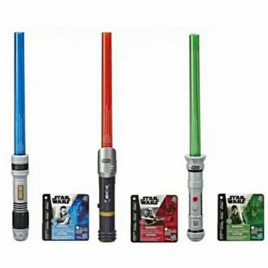 Pedang Starwars Lightsaber LED Extendable Level 1 - Hasbro