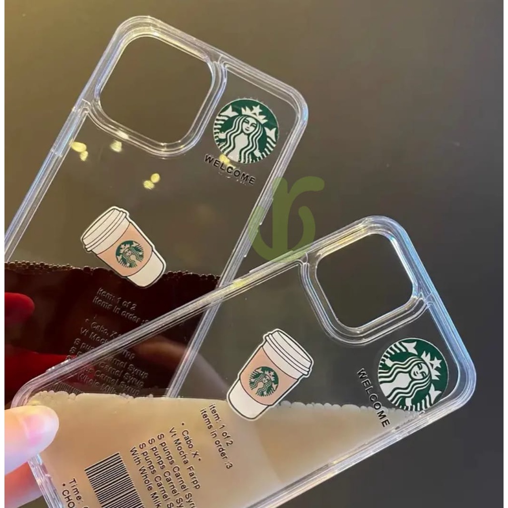 CASING KOPI STARBUCKS 3D LIQUID FOR IPHONE 6 7 7+ 8 8+ PLUS SE 2 X XS MAX XR 11 12 13 14 PLUS PRO MAX