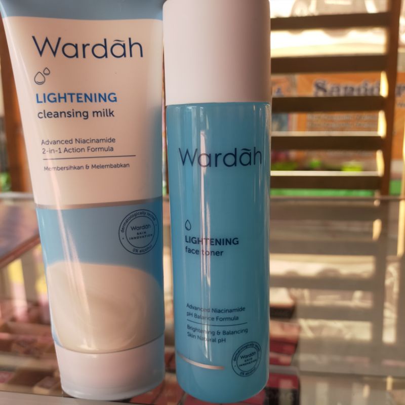 Wardah Lightening Series Face Wash Toner Cream Serum Micelar Facemist Cleansing