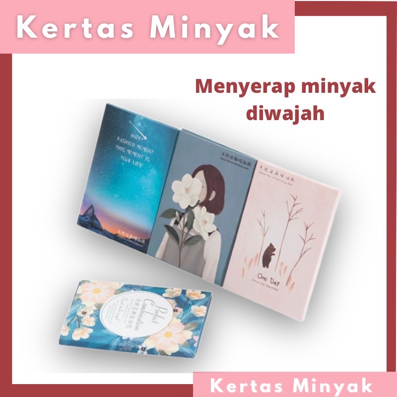 KERTAS MINYAK Wajah / Kertas Penyerap Minyak Wajah