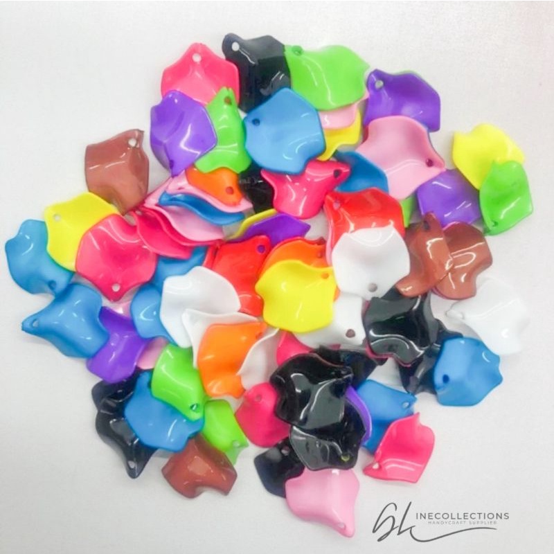 450 Gram Akrilik Kripik Sedang Kelopak Mawar sedang jenis melamin DIY pembuatan bunga akrilik tempat