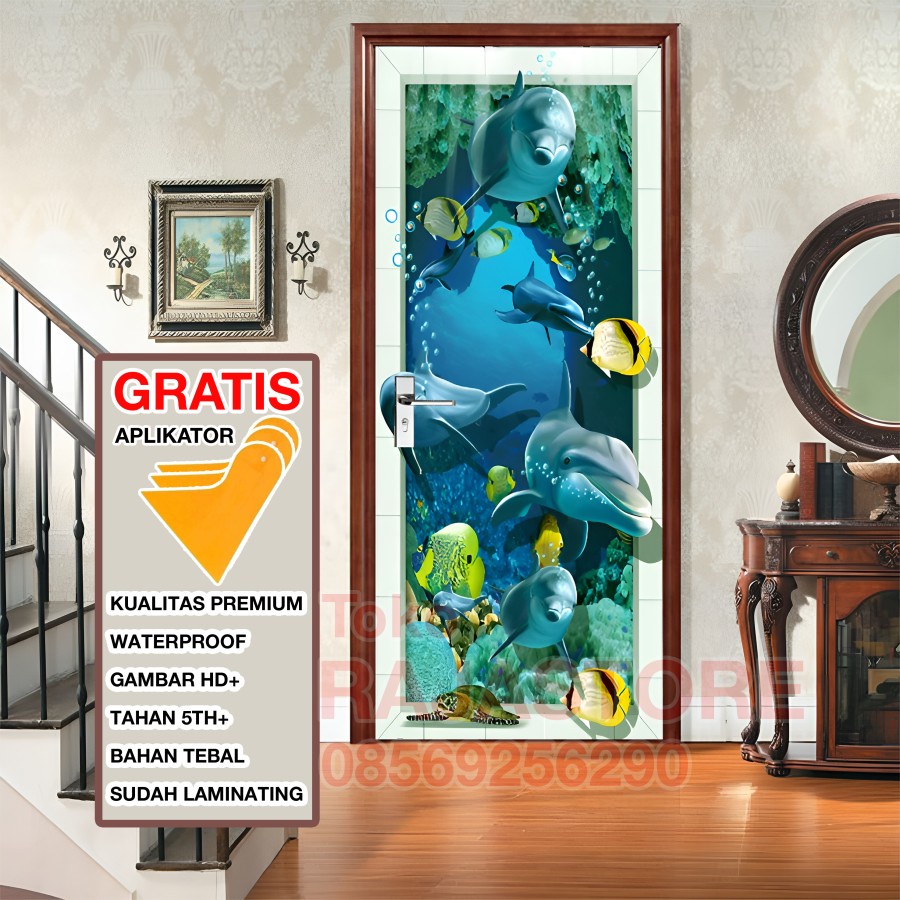 STIKER PINTU / Stiker Pintu Kamar Tidur / Stiker Pintu Kaca / Stiker Pintu Kamar / Stiker Pintu Kama