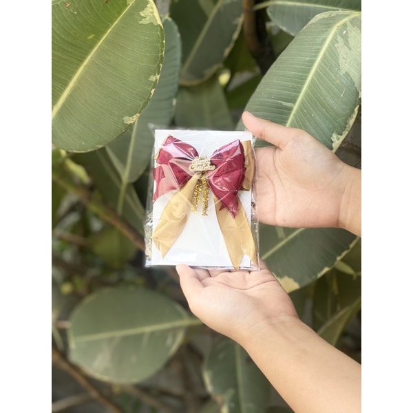 

Pita instan 2 layer hampers natal merah gold merry Christmas