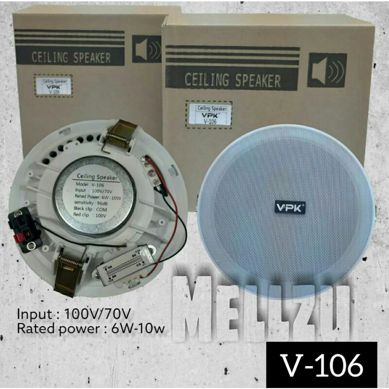 Speaker Ceeling VPK V106AOriginal 6 inch Speaker Plafon VPK V 106 A