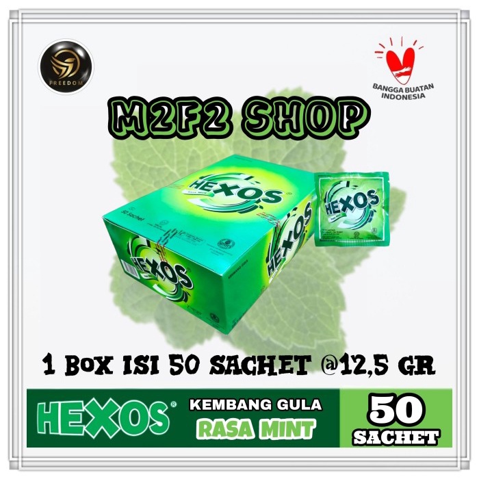 

Permen Hexos Rasa Mint Sachet Isi 5 Butir - 12,5 gr (Kemasan 1 Box)