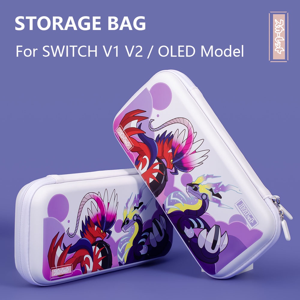 NINTENDO Hard Case Pelindung Penyimpanan Kartu Untuk Switch OLED Pok Mon Scarlet / Violet V1 V2