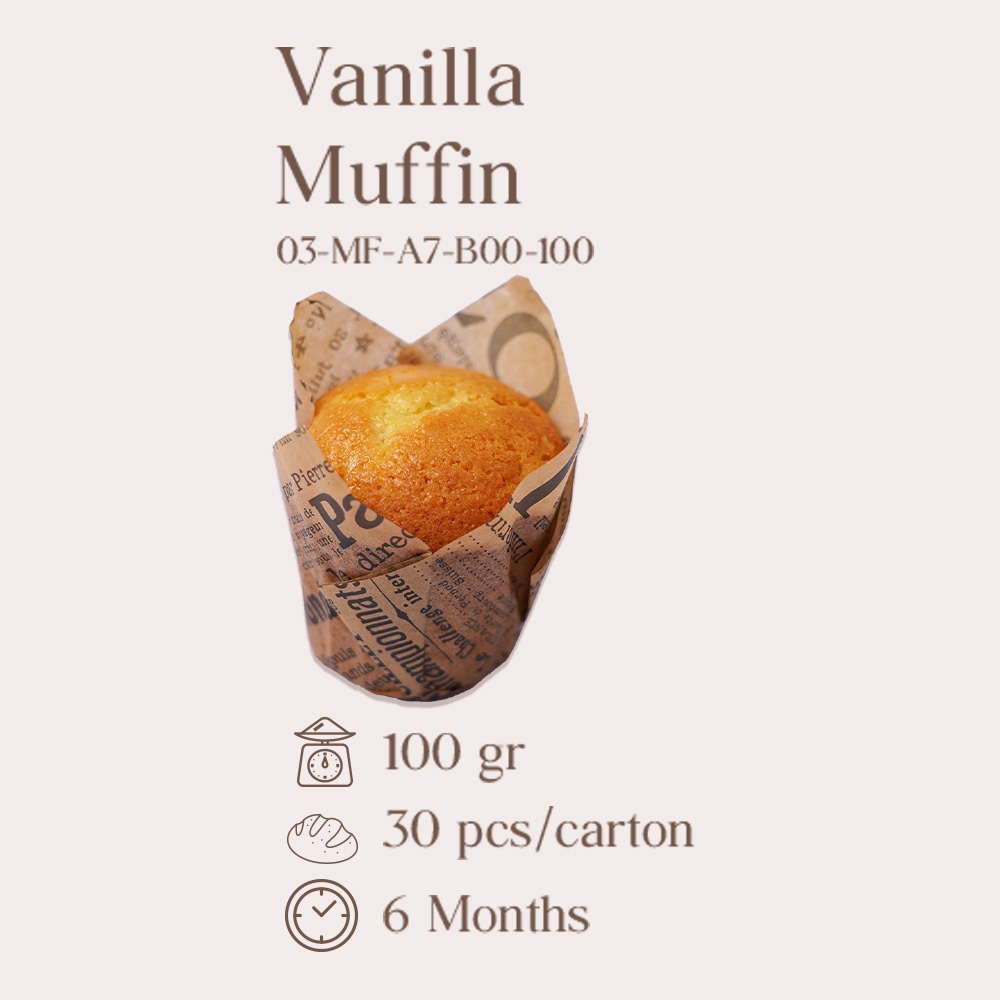 

VANILLA MUFFIN FRESH/READY-TO-EAT (KARTON)