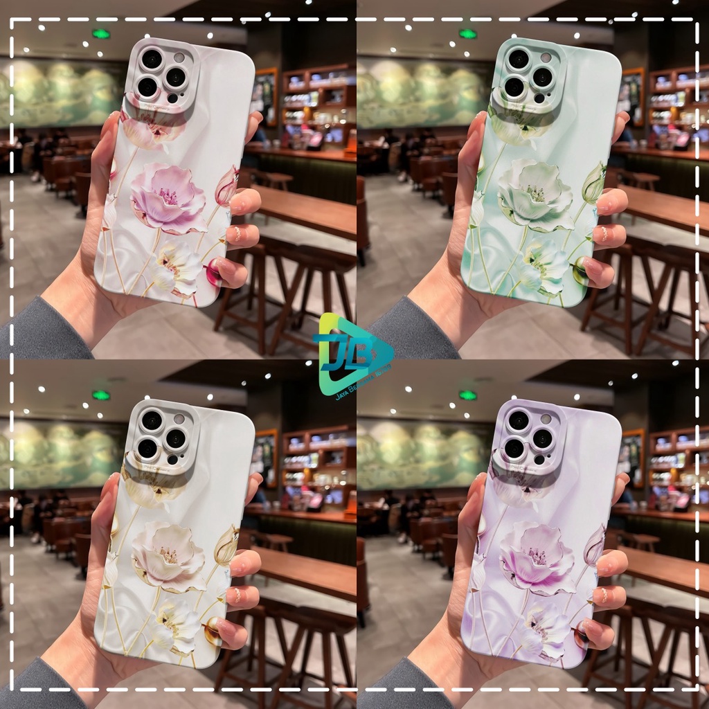 CUSTOM CASE SOFTCASE SILIKON PROCAMERA 3D FLOWERS CUSTOM OPPO REALME VIVO XIAOMI SAMSUNG INFINIX IPHONE FOR ALL TYPE JB6185