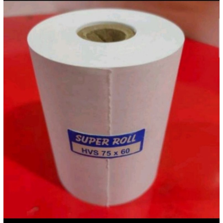

Kertas Kasir HVS Ukuran 75x60mm Paket Murah 10 Roll