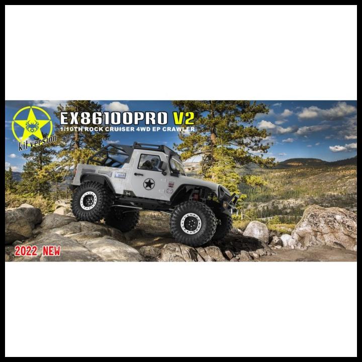 Promo Rgt Ex86100 Pro V2 1/10 4Wd Metal Rc Kit Version