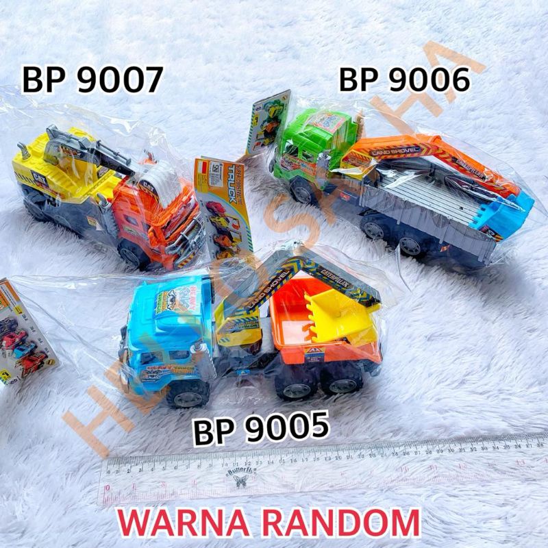 MAINAN BP 9007 9006 9005 9008 9001 TRUK UKURA SEDANG MEDIUM 24 CM TRUCK CONSTRUCTION KONSTRUKSI BANG