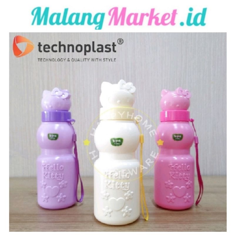 TECHNOPLAST Hello Kitty TECHNOPLAST Botol Hello Kitty TECHNOPLAST Hello Kitty Bottle 500ml _ Malangm