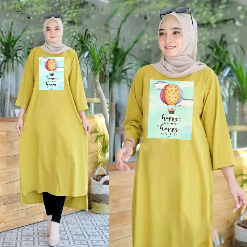 FF LONG TUNIK HIJAB COLABORATION TUNIK WANITA TERBARU 11