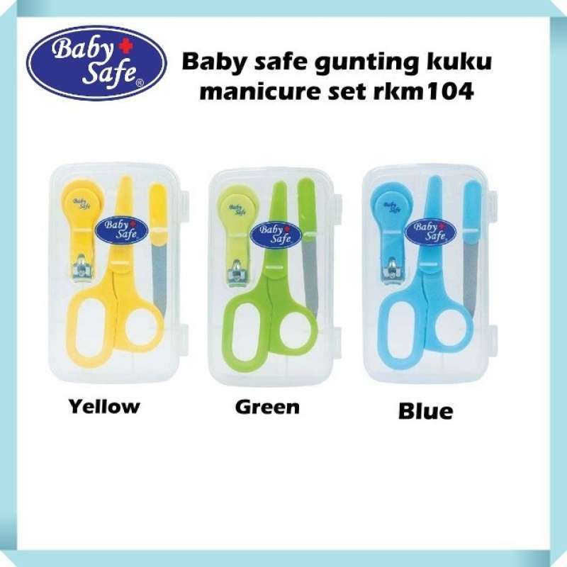 BabySafe gunting kuku manicure set RKM104
