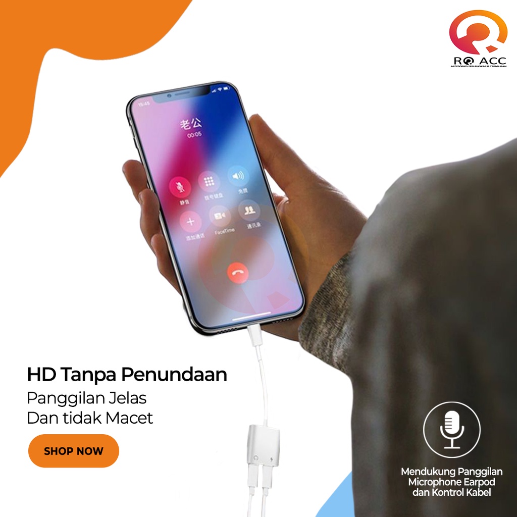 [RO ACC] JH-032 JACK / SAMBUNGAN AUDIO TYPE C WITH CHARGING