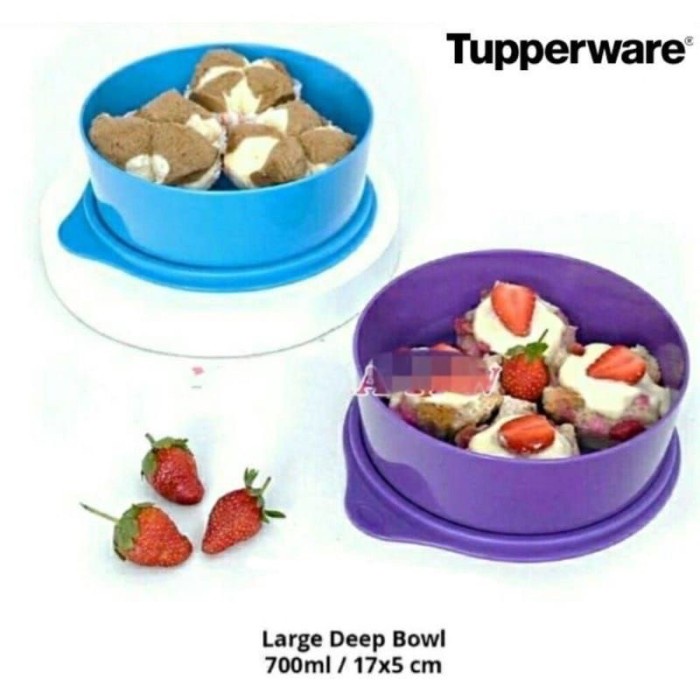 Tupperware Large Deep Bowl 2Pcs