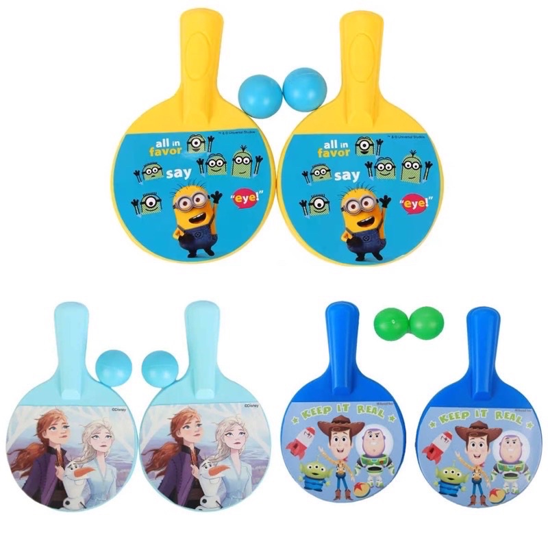 mainan pingpong anak tema karton tenis meja indoor games children table tennis toys many design - kado anak sekolah - hadiah anak