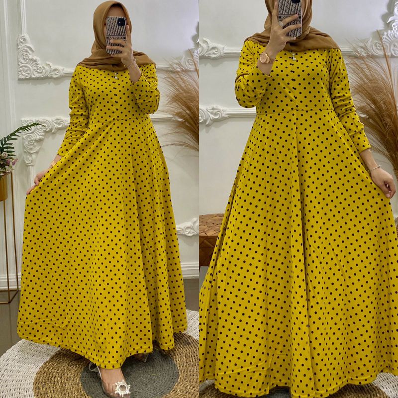 Gamis voxy polkadot