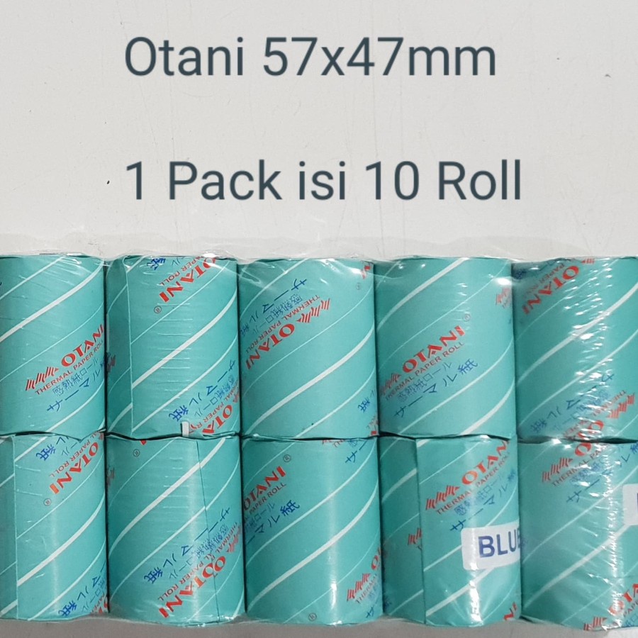 

Kertas Thermal / Register Paper Roll Otani 57 x 47 mm Core 13 / 57x47 / Struk Kasir