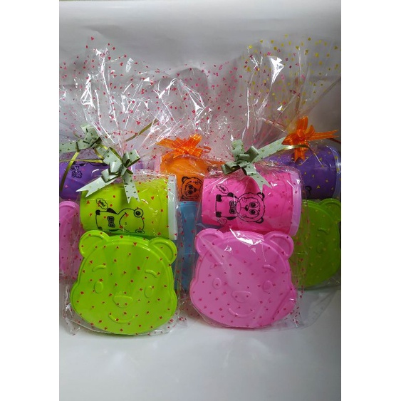 

paket hadiah ulang tahun anak | tempat bekal kotak makan dan gelas