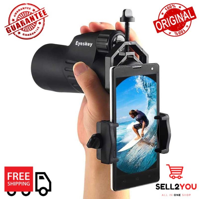 Smartphone Holder Untuk Teropong Binocular Hp Monocular Telescope