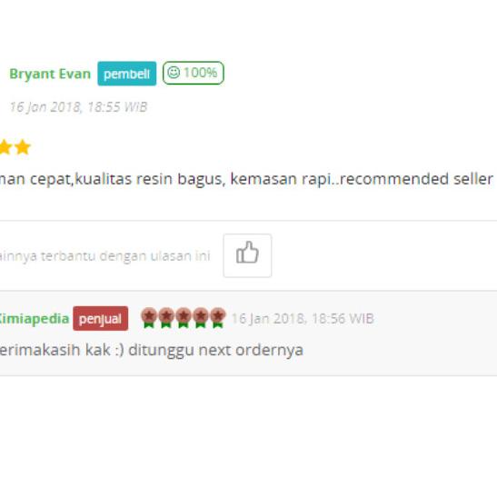 

Resin Bening 1Kg + Katalis 30 Ml