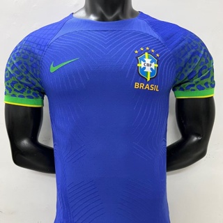 Jersey Bola Brazil Away Piala Dunia 2022 Player Issue Vaporknits