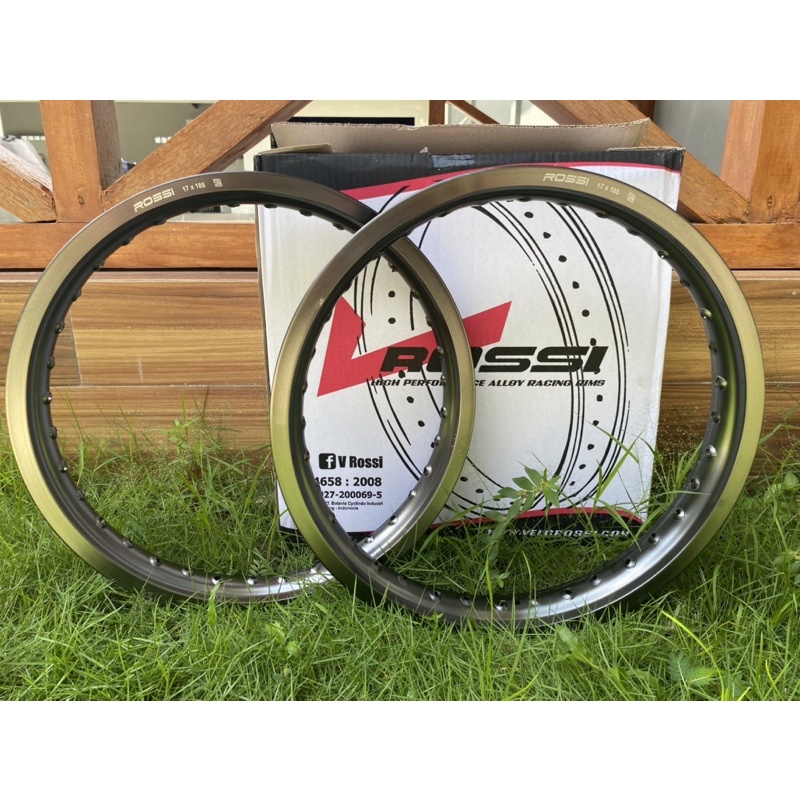 velg pelek Vrossi ring 17 titanium Rossi Titan grey WM 160 185 215 hole 36