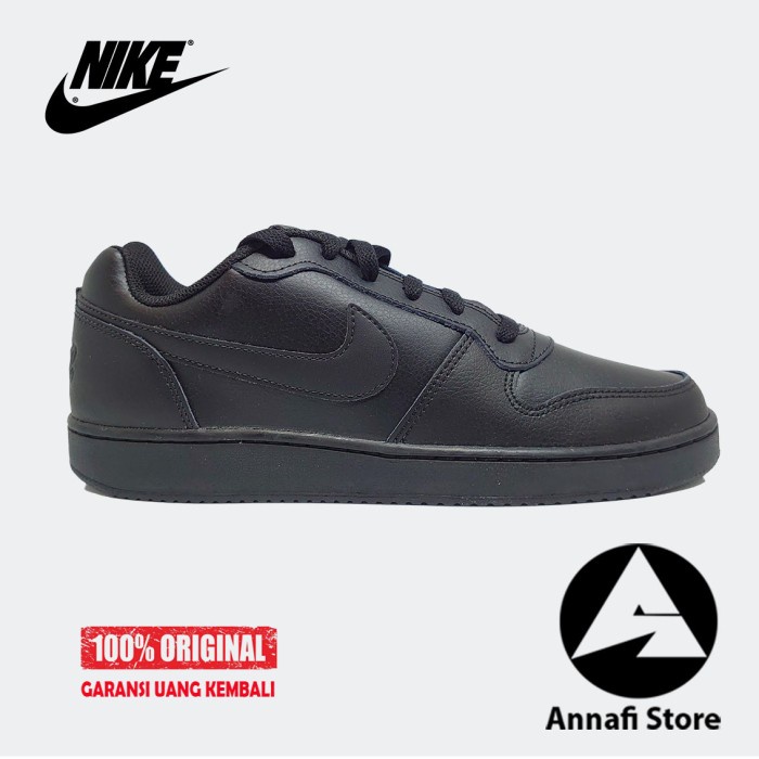 JUAL SEPATU SNEAKERS NIKE EBERNON LOW AQ1775-003 - FULL BLACK