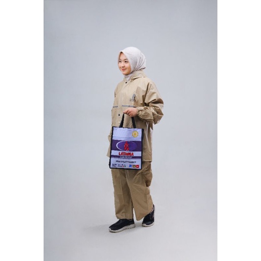 Mantel Jas Hujan Kuat Tebal Anti Rembes Kwalitas Premium Lapis Press Sealer Pria Wanita