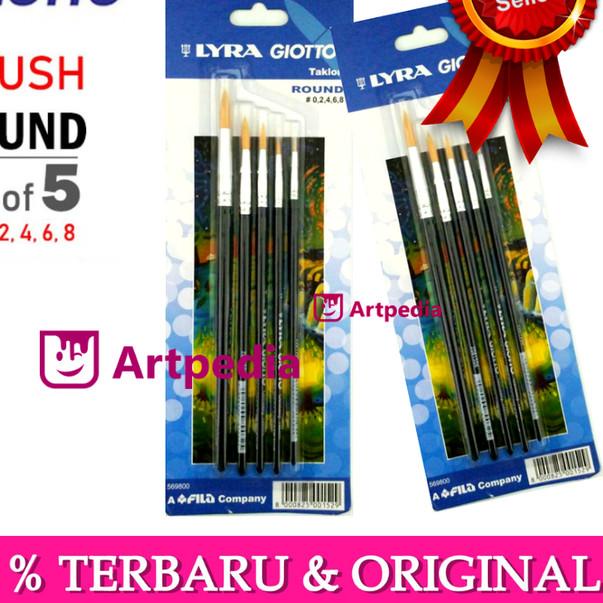 

LYRA ART BRUSH SET ROUND / KUAS BULAT SET