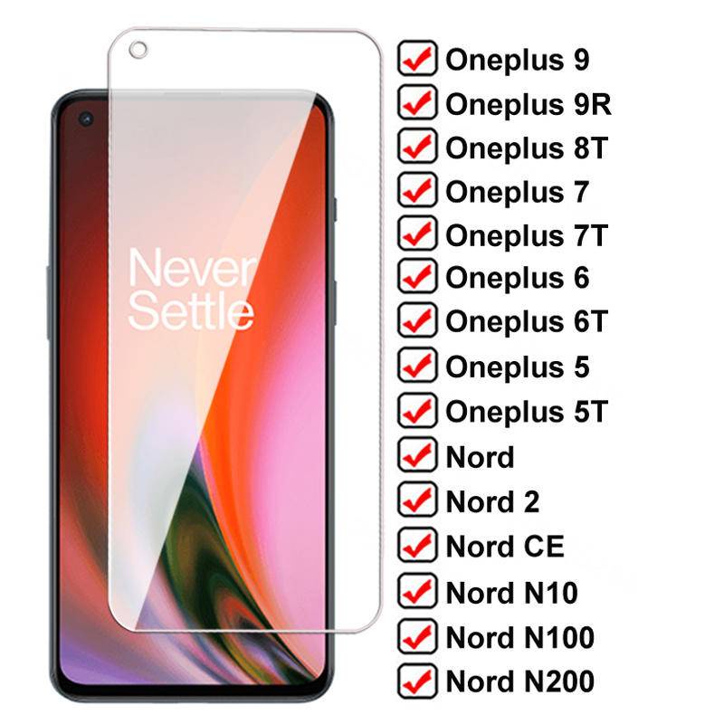 Pelindung Layar Tempered Glass 9D Untuk Oneplus 9 9R 9E 8T 7 7T 6 6T 5 5T 2 CE N10 N100 N200