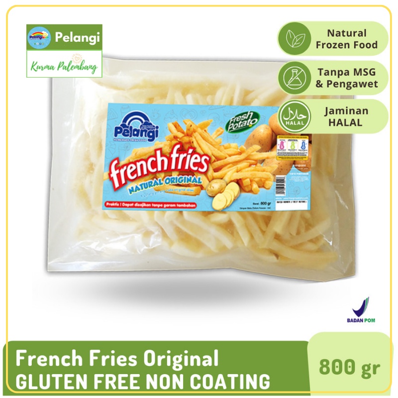 

Kentang Goreng French Fries Original Pelangi Halal Non MSG & Non Pengawet