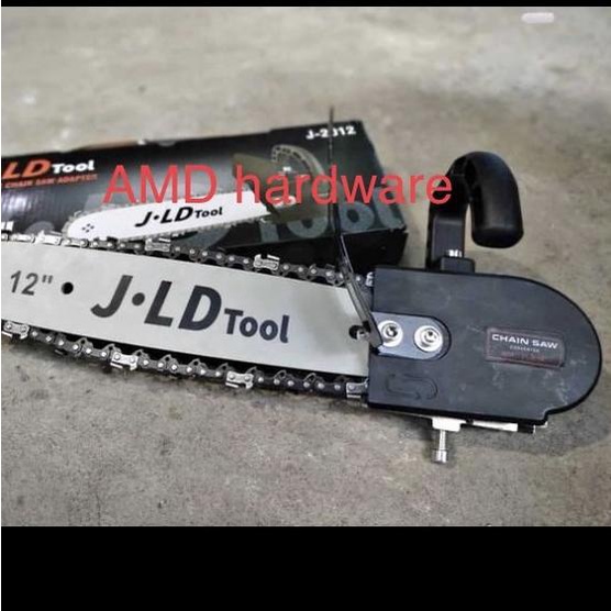 Electric Mini Chain Saw Adapter Gerinda Gergaji Kayu 12" JLD Chainsaw - MERK JLD