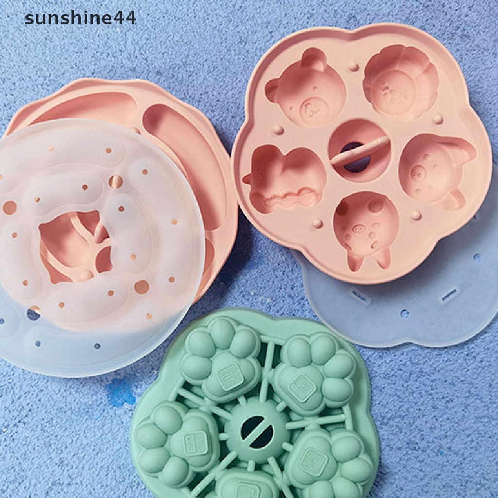 Sunshine 1Pc Cetakan Kue Bentuk Bayi Bahan Silikon