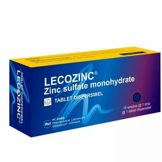 LECOZINC BOX ISI 100 KAPLET | SUPLEMEN ZINC