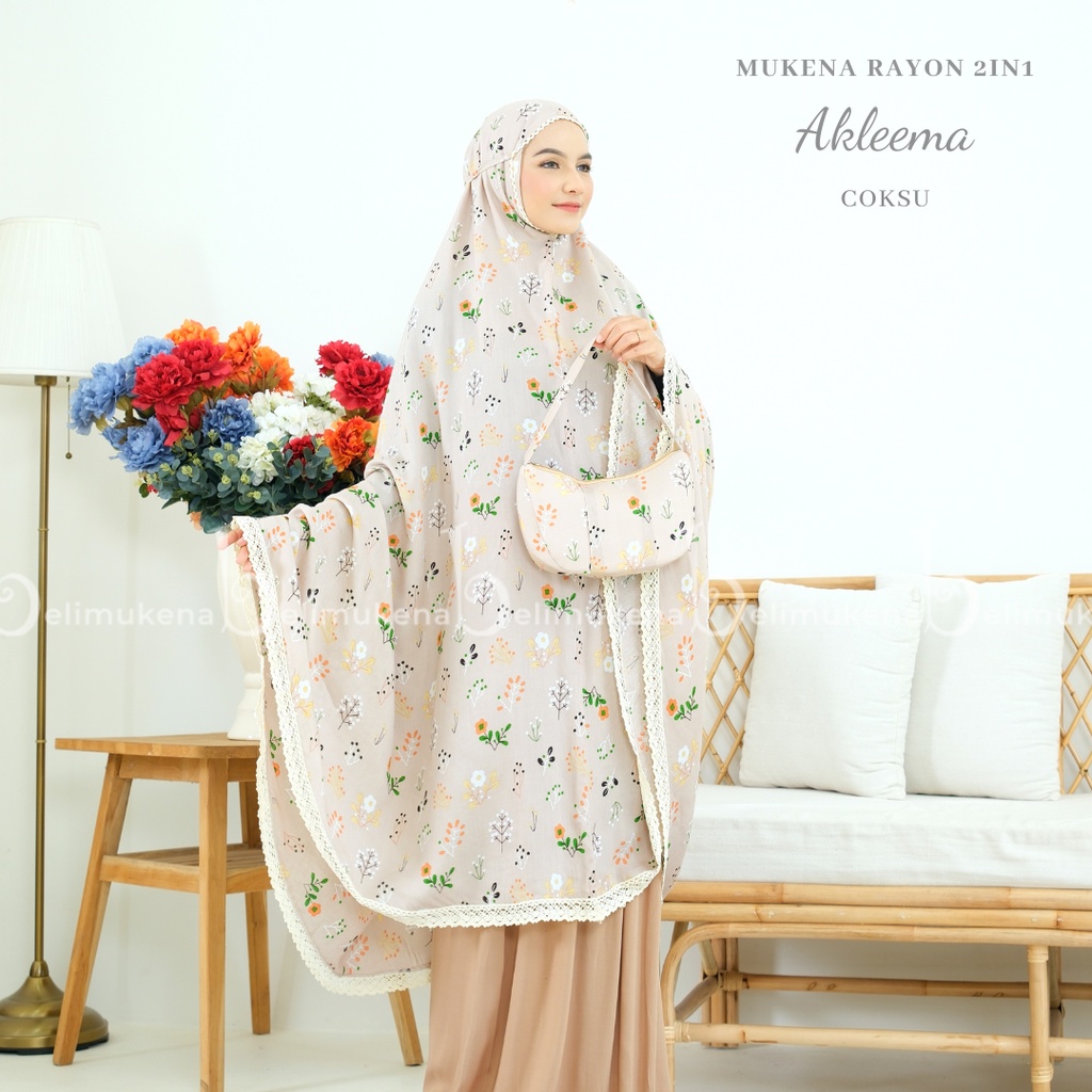 Mukena Dewasa Rayon 2in1 Akleema