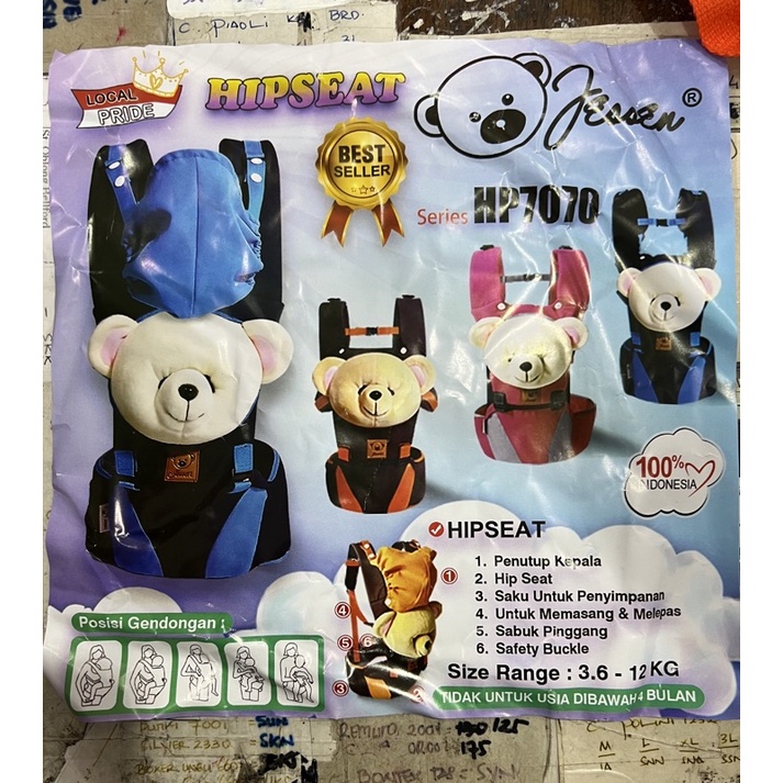 (COD) gendongan bayi HIPSEAT JESSEN boneka besar HP7070 HP8080 TERMURAH