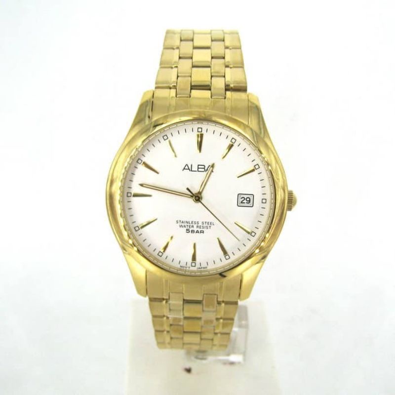 JAM TANGAN PRIA ALBA AXHK82X1 GOLD AH AXHK82X1ORIGINAL