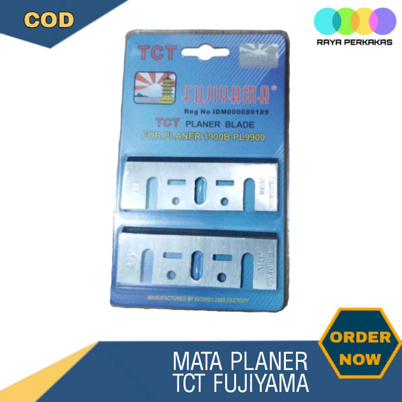 Mata Pisau Planer TCT Fujiyama Asli - Planer Blade Fujiyama